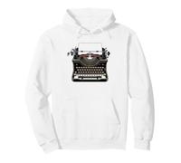 Typewriter Key Clatter Rhythm Satisfies Collector Mind Pullover Hoodie