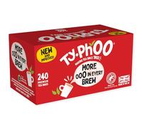 Typhoo • 240 Premium Black Tea Bags • Ethically Sourced Tea Leaves • Packed in the UK • Refreshing Everyday Blend • Bold and Full of Flavour