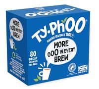 Typhoo • 80 Decaf Black Tea Bags • Refreshing Everyday Blend • Bold Flavour | Refreshing Everyday Blend, Bold Flavour