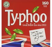 Typhoo Black Teabags, Pack of 6
