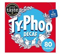 Typhoo Decaf Tea, Decaffeinated Tea Bags, 80 Count ( Pack of 6)