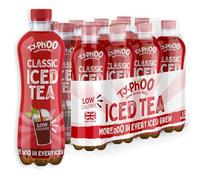 Typhoo • Iced Tea • Classic Flavour • 500ml x 12 • Ready-to-Drink Ice Tea • Lightly Sweetened • Made with Northumbrian Spring Water in the UK • Low Calorie