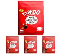 Typhoo Tea • 440 Black Tea Bags • Refreshing Everyday Blend • Bold & Full-Flavoured • Vegetarian Friendly • Packed in the UK • Ethical Sourcing (Pack of 4)