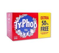 Typhoo Tea Bags 160 + 50% Free