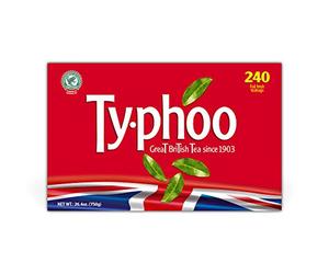 Typhoo Tea (Case of 8, Total 1,920 Teabags)