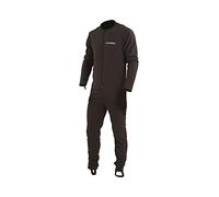 Typhoon Black Lightweight Underfleece For Drysuit - Thermofibre Fabric With A Double Action Front Zip And Ankle and Thumb Loops