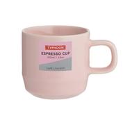 Typhoon Cafe Concept Stoneware Coffee Shop Feel Cup 100ml PInk