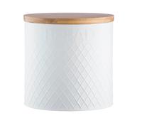 Typhoon Embossed White Bread Bin