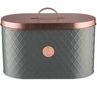 Typhoon Grey Tea Coffee Sugar Canister Bread Bin Copper Lid Kitchen Storage Jars