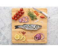 Typhoon Large Butchers Block Wooden Chopping Board Square Cutting Block 37Cm X 3.5Cm