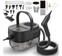 Typhoon Legacy Steam Cleaner, 3-Level Adjustable Handle, 1.6L Tank, 15s Heat-Up, Portable Steam Cleaner Handheld with 19 pcs Accessories, Steamer Cleaning for Floor, Bathroom, Kitchen, Stove, Window
