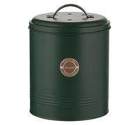 Typhoon Living Green Compost Caddy with Lid, 2.5L