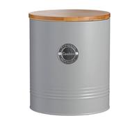 Typhoon Living Grey Cookies Storage Tin