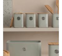 Typhoon Living Squircle Mint Tea, Coffee & Sugar Canister Set