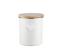 Typhoon Tea Canister Living, Steel, 11 x 11 x 15.5 cm, Cream