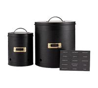 Typhoon Otto Black Set Of 2 Root Vegetable Storage