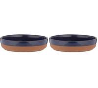 Typhoon World Foods Navy Tapas Dish, 21 cm (Pack of 2)