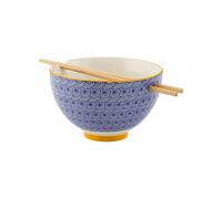 Typhoon World Foods Stoneware Noodle Bowl with Chopsticks