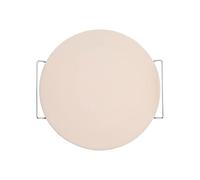 World Foods Pizza Stone with Serving Rack Typhoon White One Size