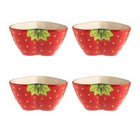 Typhoon World Foods Set Of 4 Strawberry Bowl 12Cm