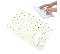 Typing Stickers for Long Nails,Adhesive Keyboard Bubbles - Reusable Protection Silicone Sticky Pad for Computer Desktops Laptops Notebook