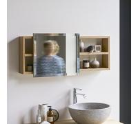 Typo - Bathroom cabinet in solid teak Natural