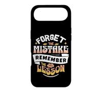 Typographic Forget The Mistake Remember The Lesson Retro Case for iPhone Air