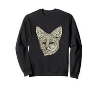 Typographic Fox N Africa Animal Art Sweatshirt