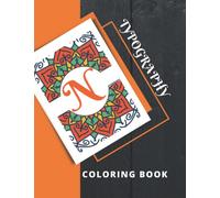 Typography Coloring Book: A-Z Alphabet Coloring Book For Adults, Teenagers and Children - 43 Letters, Numbers & Symbols, Monogram Lettering Coloring Book For Adults and Children Large Print 8*11”.