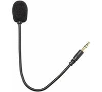 TypoGrove Headset Microphone 3.5mm Plug, Black Headset Microphone Adjustable 360 Degrees Bendable Jack Headphone Controller Z5a5 Combined, 3.5mm Game Gaming Mic to Mic Headsets Accessories