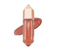 Typsy Beauty Crystal Crush Plumping Lip Gloss XL I Sparkling Sunstone I High Shine Clear Base with Gold Shimmer, Lip Plumping Effect, Non-sticky, Infused with Peptides & Botanical Extract, Vegan, 7ml