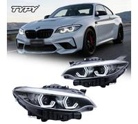 TYPY Car Lights For BMW 2 Series F22 Xenon Headlight 2014-2019, LED Projector Car Lamps Daytime Running Lights Dynamic Turn Signals