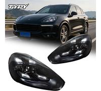 TYPY Car Styling For Porsche Cayenne Headlights 958.2 2015-2017 Front Head Light High Configure Design Matrix car Accessories