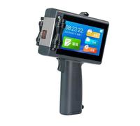 TYQMYSM Handheld Inkjet Printer - 600DPI High Resolution, 4.3-inch Touchscreen, 12.7mm Print Height, Multi-Language Support for Date, Logo On Cardboard, Metal, Plastic