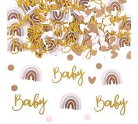 Tyqour 100Pcs Gender Reveal Confetti Baby Shower Confetti Boho Table Confetti Tissue Confetti Paper Confetti Party Confetti Baby Shower Table Decorations For Baby Shower Party Christening Decoration