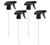Tyqour 4pcs Plastic Spray Bottle Nozzle Replacement Spray Nozzle Replacement with Mist Stream Sprayer Fit 28-410 16oz/32oz Bottles for Home Kitchen Garden Office