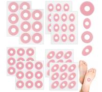 Tyqour 66 Pcs Corn Cushions for Feet, Self-Stick Adhesive Callus and Corn Removal Plasters Soft Foam Corn Pads Relief Pain from Calluses, Corns, Blisters, Heel Frictions