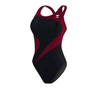 TYR Adult Alliance T-Splice Maxfit Swimsuit Black/Burgundy