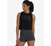 TYR Airtec Crop Sleeveless T-Shirt Black Women - S