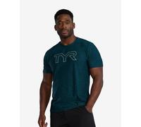 TYR Airtech Short Sleeve T-Shirt Dark Blue - M