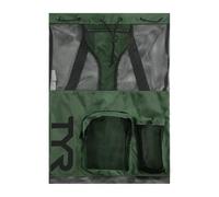 TYR Big Mesh Mummy Backpack - Ventilated Swim Gear Athletic Sport Bag, Olive