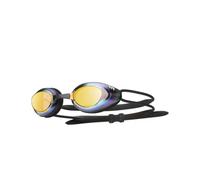 TYR Black Hawk Racing Mirrored Swim Goggle - Gold/Rainbow