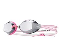 TYR Black Ops 140 EV Racing Mirrored Swim Goggles Women's Fit Silver/Pink