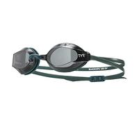 TYR Black Ops Non Mirrored Adult Fit Swim Goggles, Smoke/Teal