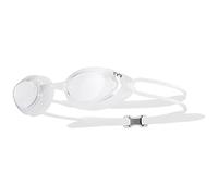 TYR Unisex Adult Blackhawk Racing Low Profile Swimming Goggles - Clear/Clear/Clear, Medium