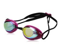Tyr Black Hawk Racing Femme Mirrored Swimming Goggles - Gold/Pink
