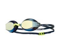 TYR Blackops 140 EV Racing Mirrored Swim Goggles Adult Fit, Gold/Navy