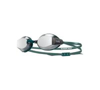 TYR Blackops 140 EV Racing Mirrored Swim Goggles Adult Fit, Smoke/Teal
