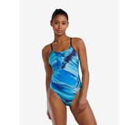 TYR Durafast Elite Cutoutfit One Piece Swimsuit Blue Women - 28
