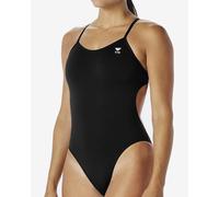 TYR Women's Swimsuit Durafast Elite Cutoutfit, Solid Black Size 30